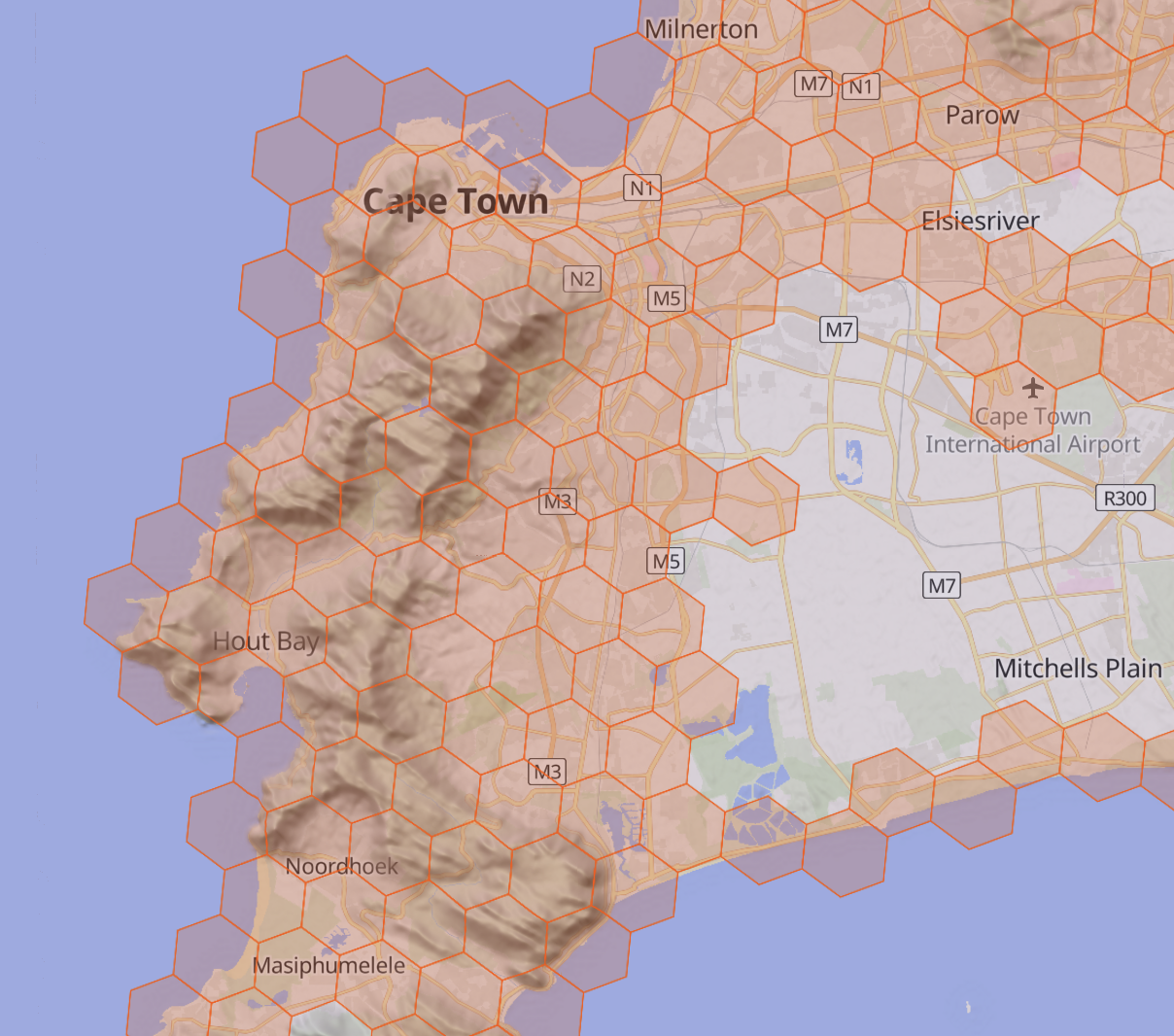 Hexplora community exploration map